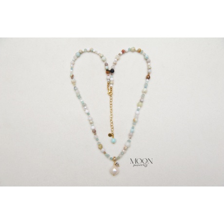 MOON minerals- SEA SIDE - 5 - akvamariiniga