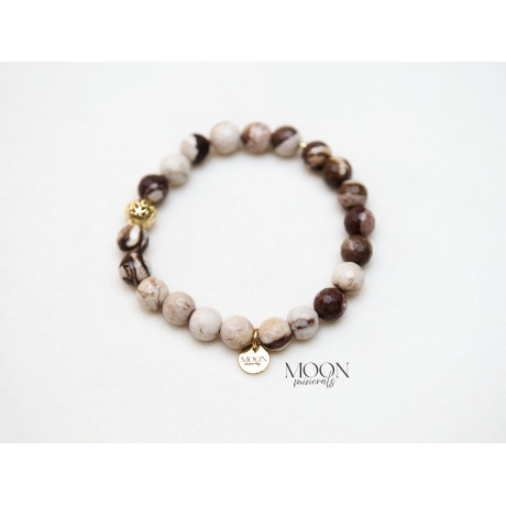 MOON minerals - Dark Shocolate - Käevõru jaspisega- 9