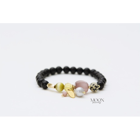 MOON minerals- Black&White- Be Classy- käevõru-1