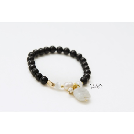 MOON minerals- Black&White- Be Classy- käevõru-1
