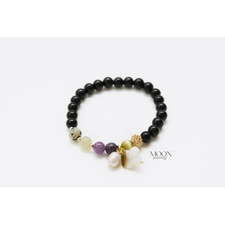 MOON minerals- Black&White- Be Classy- käevõru-1
