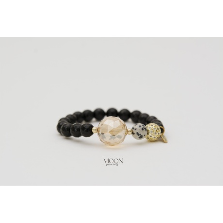MOON minerals- Black&White- Be Classy- käevõru-1