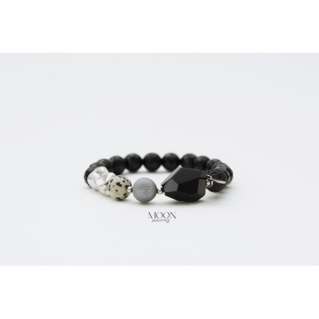 MOON minerals- Black&White- Be Classy- käevõru-1