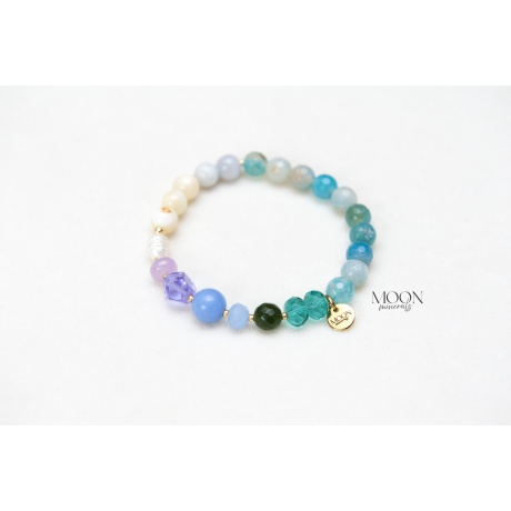 MOON minerals- Colorful flowerfield- käevõru- 3