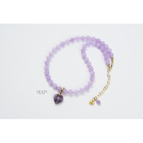 MOON minerals | Lavender Whisper | lilla jadeiidist kaelakee 