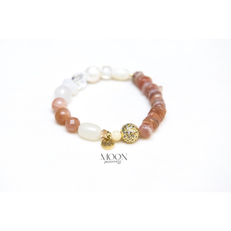 MOON minerals- Sand Crystals & Sunset- käevõru- 4