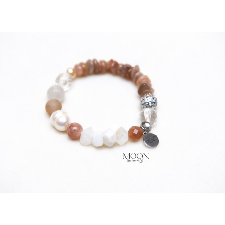 MOON minerals- Sand Crystals & Sunset- käevõru- 7