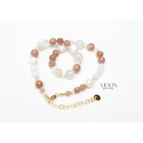 MOON minerals- Sand Crystals & Sunset- kaelakee- 4